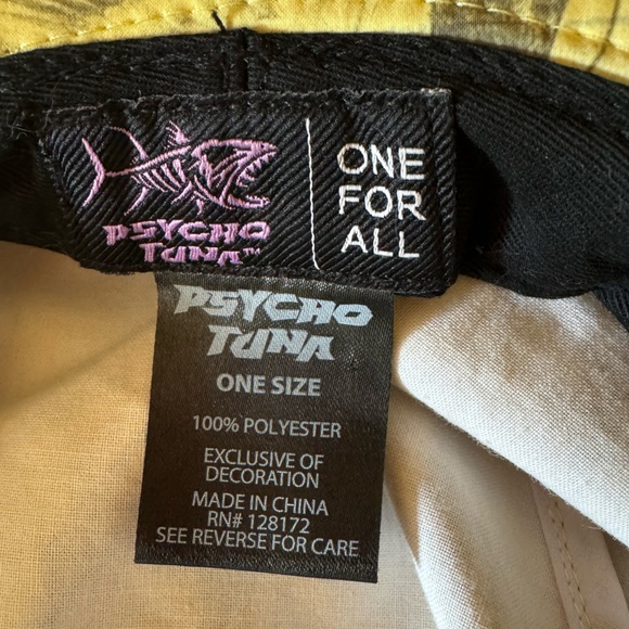 Psycho Tuna Booney Yellow Ducks Bucket Wide Brim Hat One Size - Picture 5 of 5